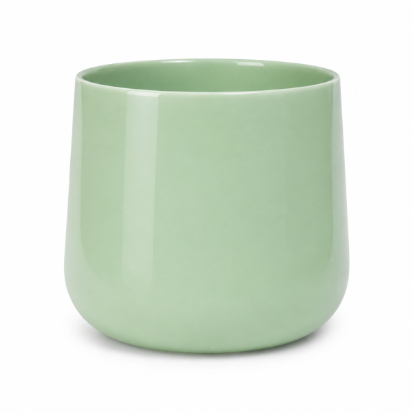 Soft Green Round Planter